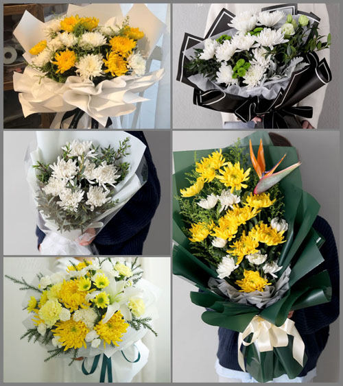 广东广州市白云区白事花束代送